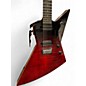 Used Chapman Ghost Fret Red to Black Fade Solid Body Electric Guitar