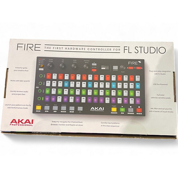 Used Akai Professional FIRE FL STUDIO MIDI Controller