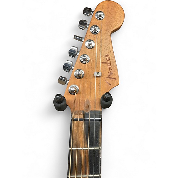 Used Fender Acoustasonic 3 Color Sunburst Acoustic Electric Guitar