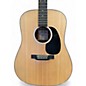 Used Martin D10E Natural Acoustic Electric Guitar
