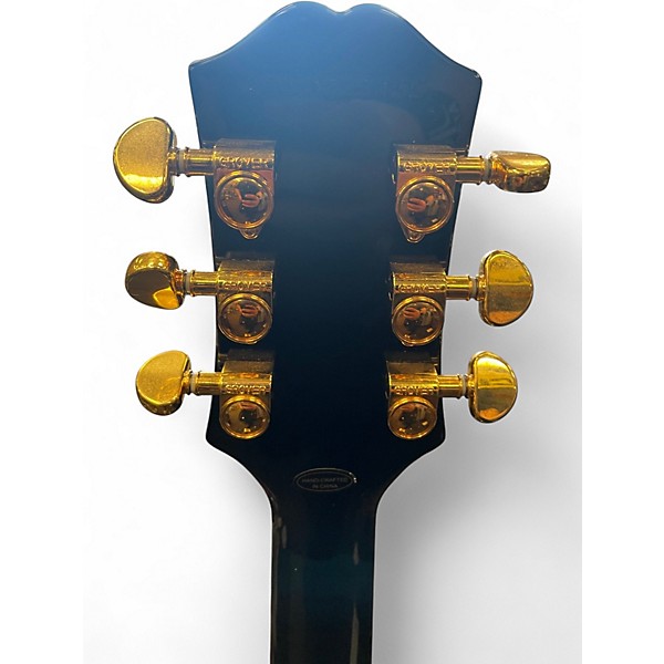 Used Epiphone Les Paul Custom Ebony Solid Body Electric Guitar