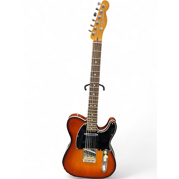 Used Fender Jason Isbell Telecaster 3 Color Sunburst Solid Body Electric Guitar