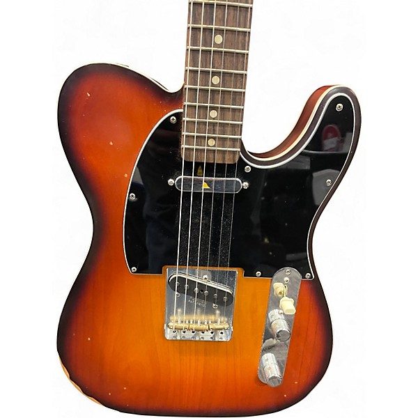 Used Fender Jason Isbell Telecaster 3 Color Sunburst Solid Body Electric Guitar