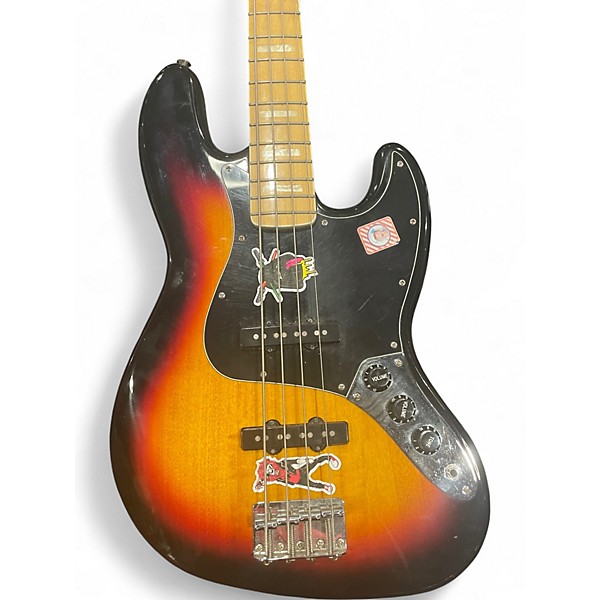 Used Squier Classic Vibe 70s Jazz Bass 2 Color Sunburst Electric Bass Guitar