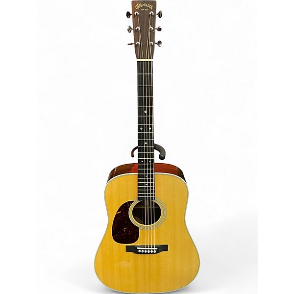 Used Martin D28 Left Handed Natural Acoustic Guitar