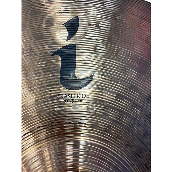 Used Zildjian 20in I CRASH RIDE Cymbal