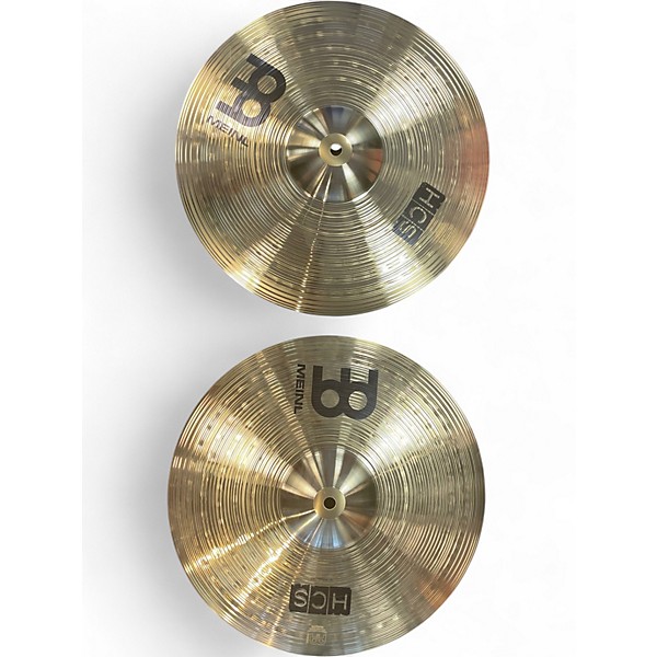 Used MEINL 14in HCS Hi Hat Pair Cymbal