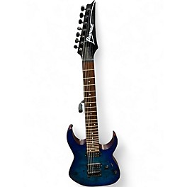 Used Ibanez RG7421PB Blue Solid Body Electric Guitar