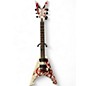 Used Dean Michael Amott Signature Tyrant X Splatter White Solid Body Electric Guitar thumbnail
