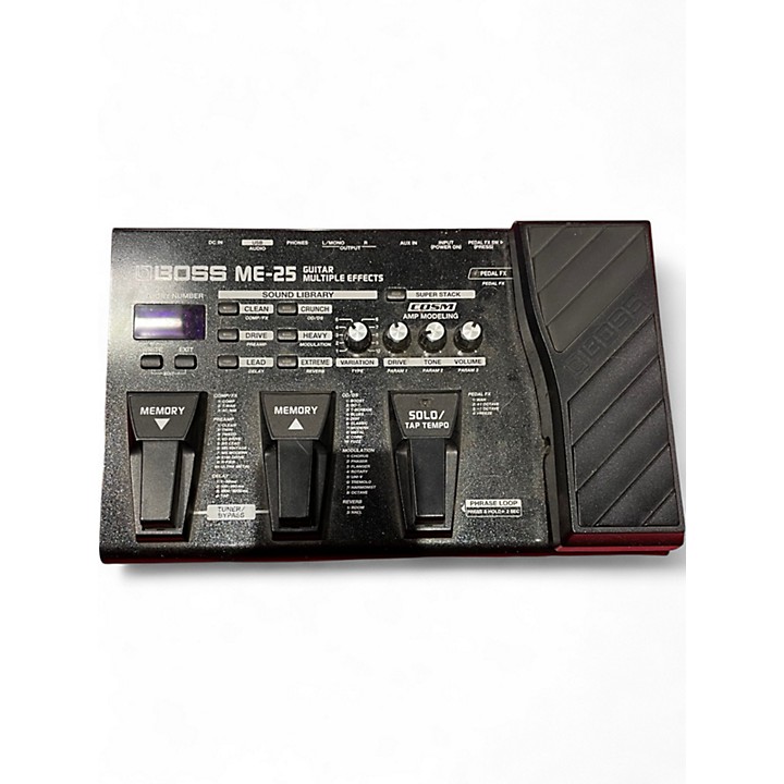 Used BOSS ME25 Guitar Multi Effect Processor | Guitar Center
