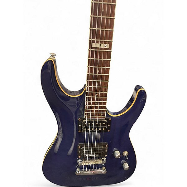 Used Ltd H200 Blue Solid Body Electric Guitar