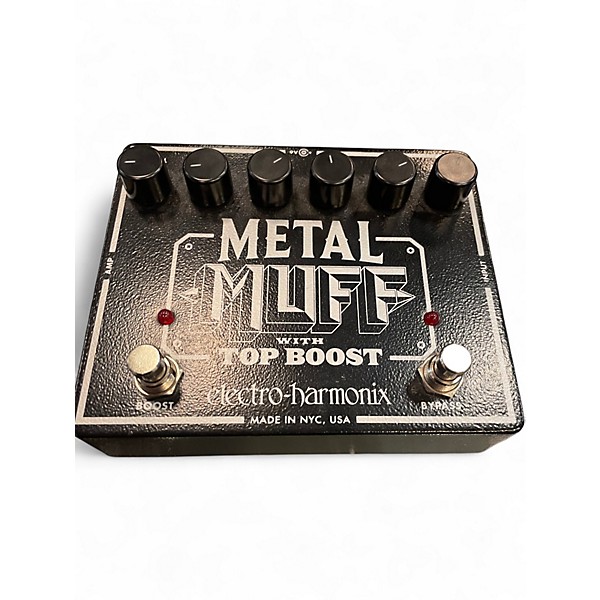 Used Electro-Harmonix Metal Muff Distortion With Top Boost Effect Pedal