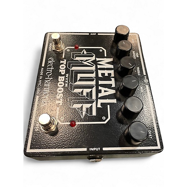 Used Electro-Harmonix Metal Muff Distortion With Top Boost Effect Pedal