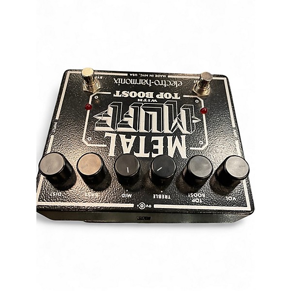 Used Electro-Harmonix Metal Muff Distortion With Top Boost Effect Pedal