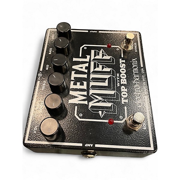 Used Electro-Harmonix Metal Muff Distortion With Top Boost Effect Pedal