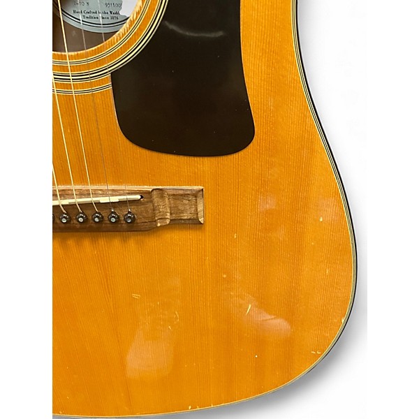 Used 2001 Washburn D10-N Natural Acoustic Guitar