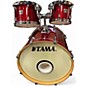 Used TAMA 5 Piece SUPERSTAR CLASSIC MAPLE Red Drum Kit thumbnail