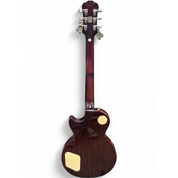 Used 2012 Epiphone LES PAUL STANDARD PRO Trans Purple Solid Body Electric Guitar