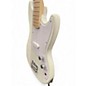 Used Squier Bronco Arctic White Electric Bass Guitar