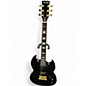 Used Harley Benton DC CUSTOM Black Solid Body Electric Guitar thumbnail