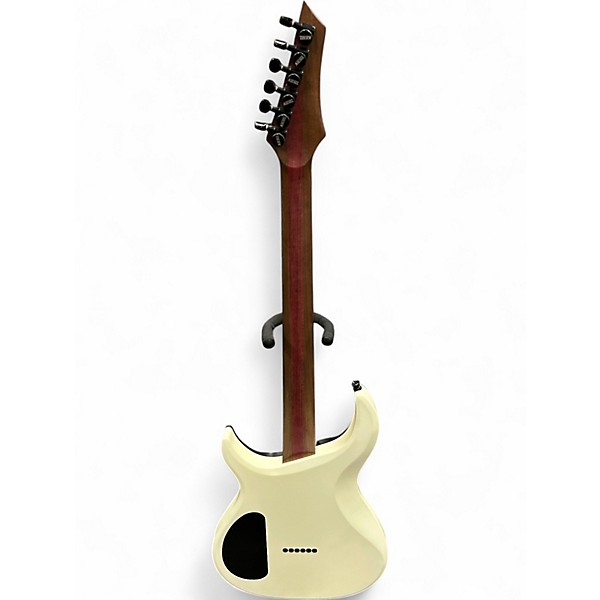 Used Kiesel Crescent Antique White Solid Body Electric Guitar
