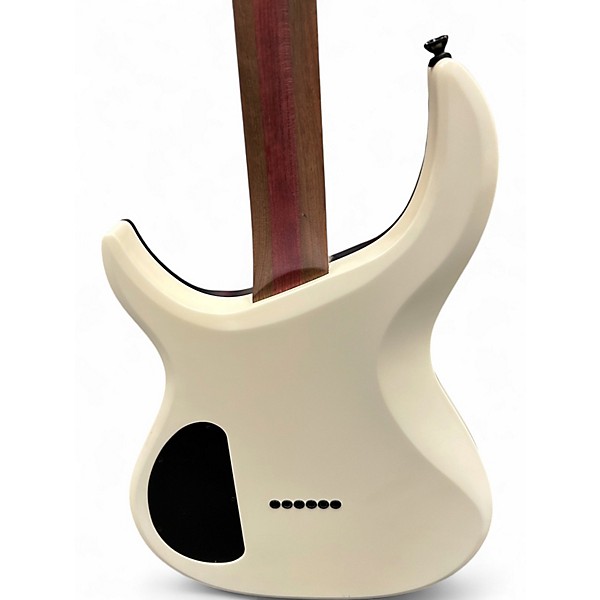 Used Kiesel Crescent Antique White Solid Body Electric Guitar