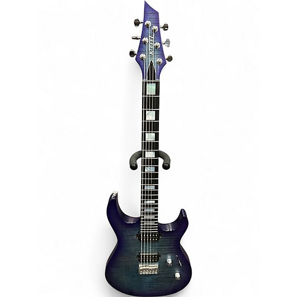 Used Kiesel DC600 Blue Burst Solid Body Electric Guitar
