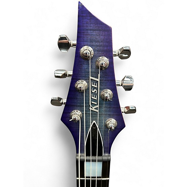 Used Kiesel DC600 Blue Burst Solid Body Electric Guitar