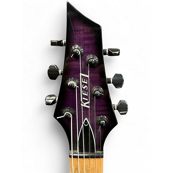 Used Kiesel aries Purple Solid Body Electric Guitar