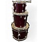 Used CB Percussion 5 Piece SP Series Burgundy Drum Kit