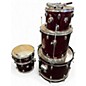 Used CB Percussion 5 Piece SP Series Burgundy Drum Kit