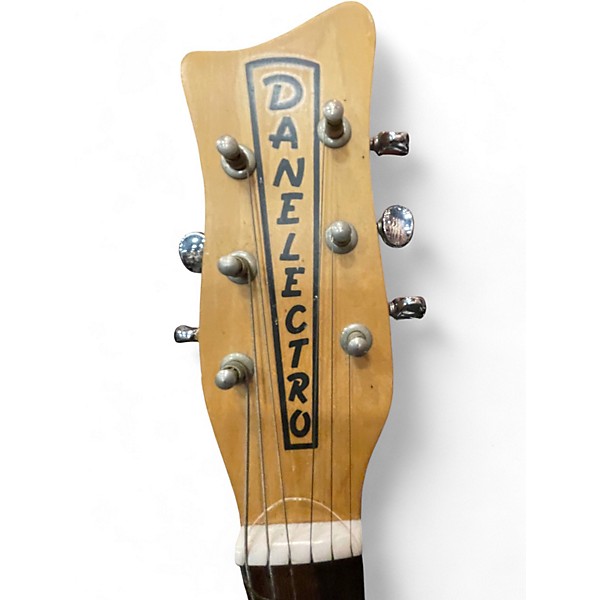 Used Danelectro DANOBLASTER Blue Burst Solid Body Electric Guitar