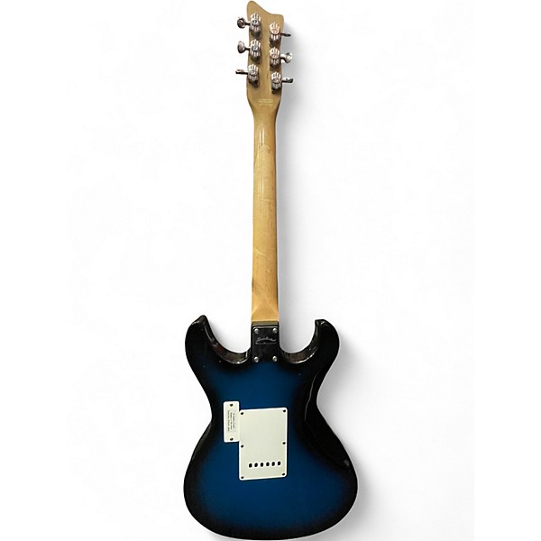 Used Danelectro DANOBLASTER Blue Burst Solid Body Electric Guitar