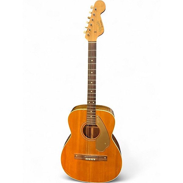 Vintage 1960s Fender 60'S MALIBU Natural Acoustic Guitar