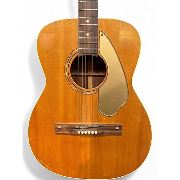 Vintage 1960s Fender 60'S MALIBU Natural Acoustic Guitar
