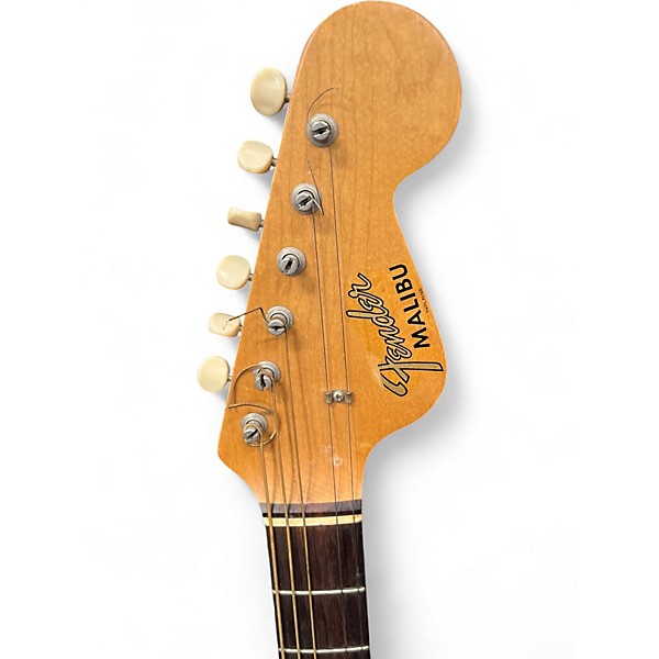 Vintage 1960s Fender 60'S MALIBU Natural Acoustic Guitar