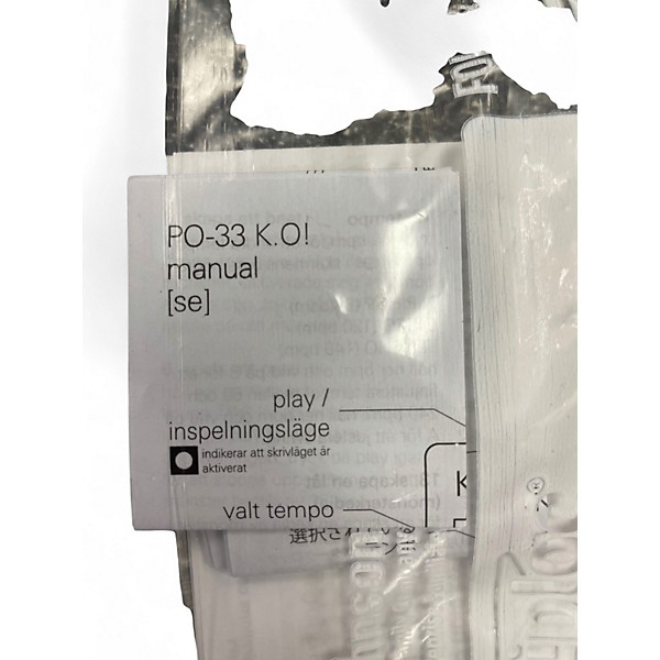 Used teenage engineering PO-33 Sound Module