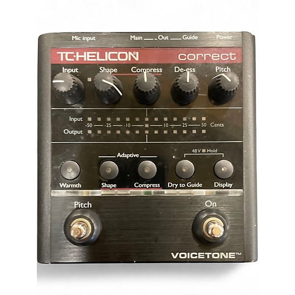 Used TC Helicon VoiceTone Correct Vocal Processor