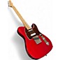 Used Fender Deluxe Nashville Telecaster Candy Apple Red Solid Body Electric Guitar