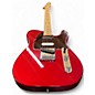 Used Fender Deluxe Nashville Telecaster Candy Apple Red Solid Body Electric Guitar