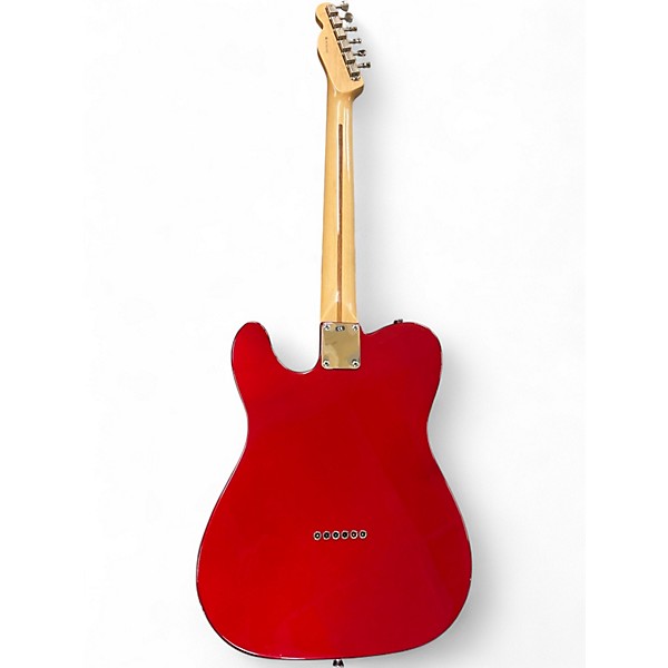 Used Fender Deluxe Nashville Telecaster Candy Apple Red Solid Body Electric Guitar