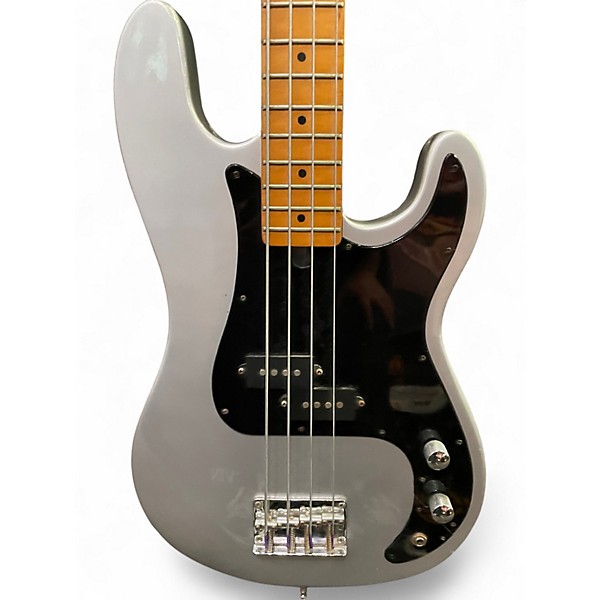 Used Memphis P Style Gray Electric Bass Guitar