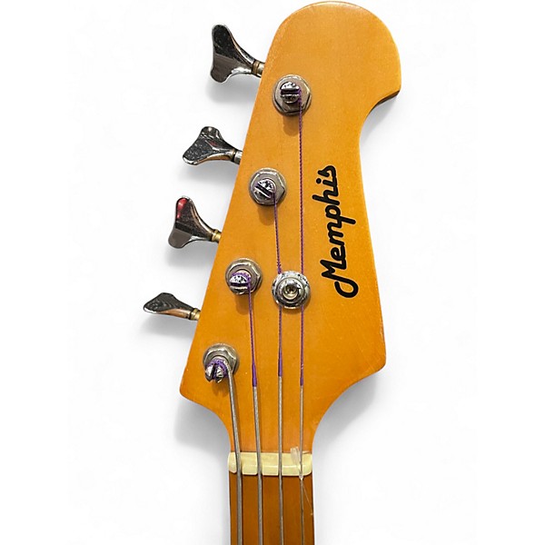 Used Memphis P Style Gray Electric Bass Guitar