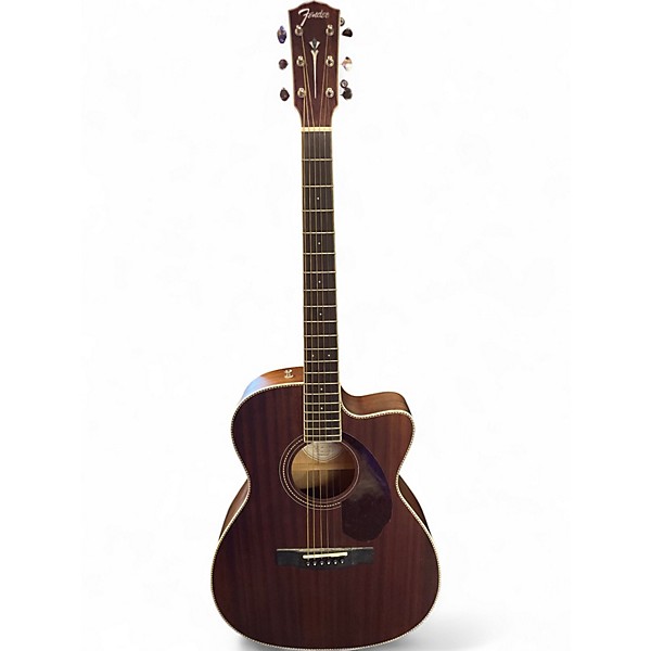 Used Fender Paramount PM-3 Brown Acoustic Electric Guitar
