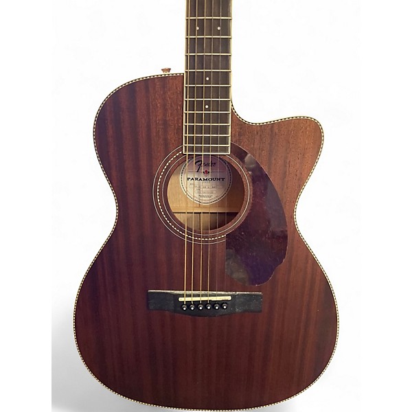 Used Fender Paramount PM-3 Brown Acoustic Electric Guitar