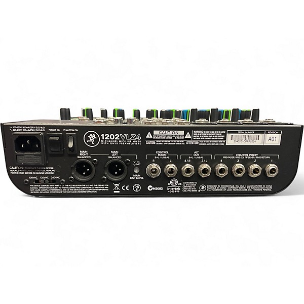 Used Mackie 1202VLZ4 Unpowered Mixer