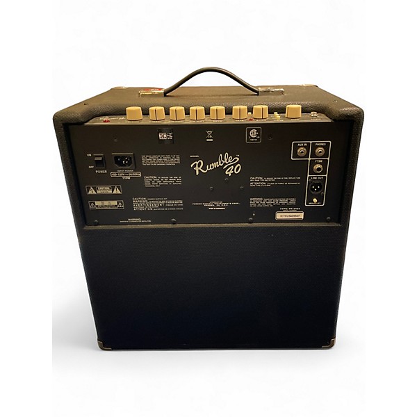 Used Fender Rumble V3 40W 1x10 Bass Combo Amp