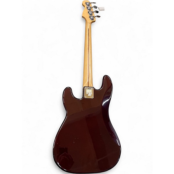 Used Fender STANDARD PRECISION BASS Burgundy Electric Bass Guitar
