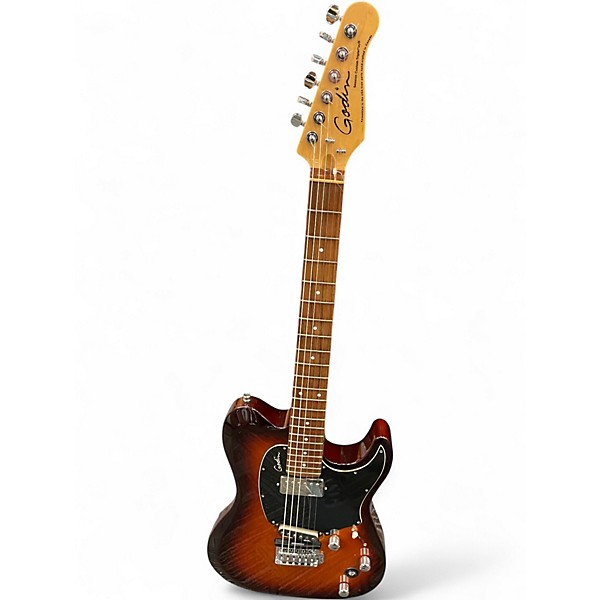 Used Godin Session Custom TriplePlay 2 Tone Sunburst Solid Body Electric Guitar