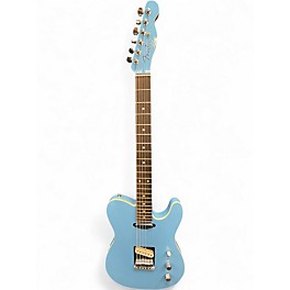 Used Fender MIJ AERODYNE TELECASTER Blue Solid Body Electric Guitar